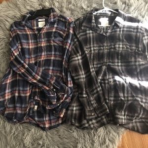 ❤️BUNDLE 2 AMERICAN EAGLE FLANNELS XL